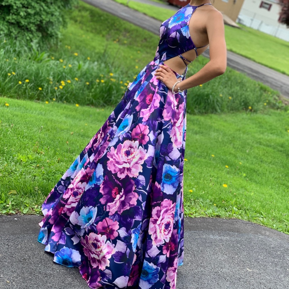 Floral Prom Dress